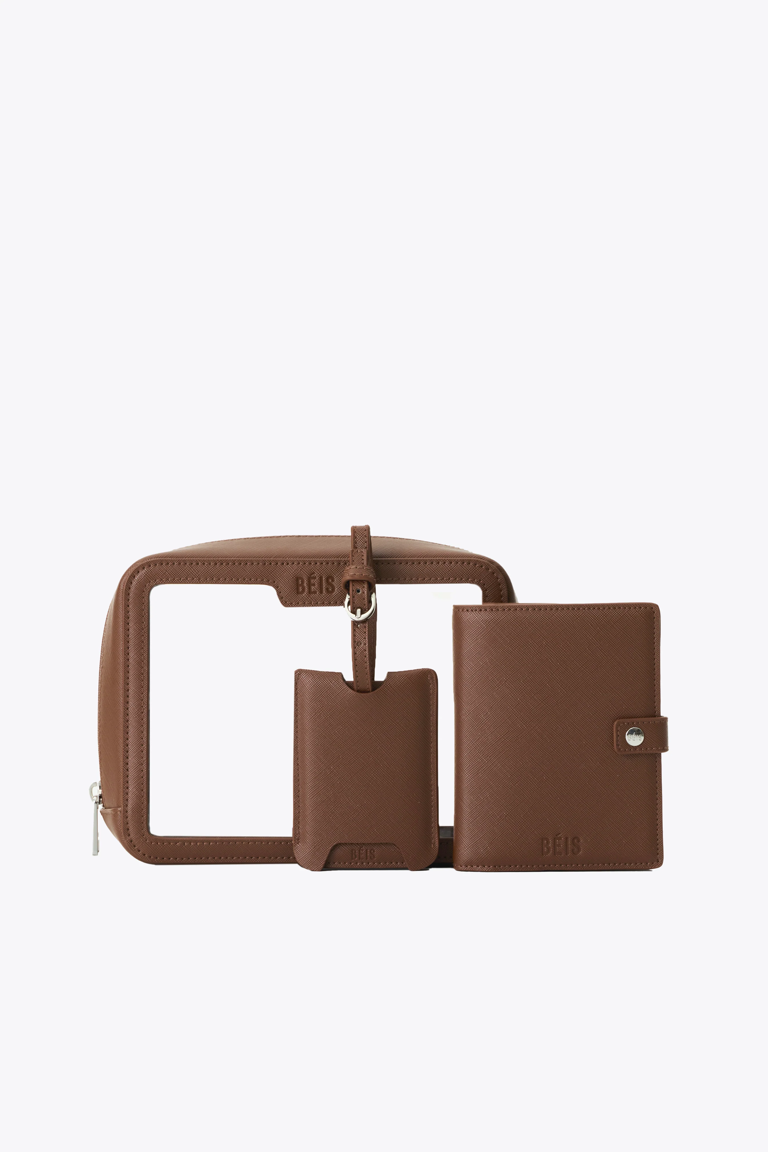 The Passport & Luggage Tag Set in Maple - Image 4