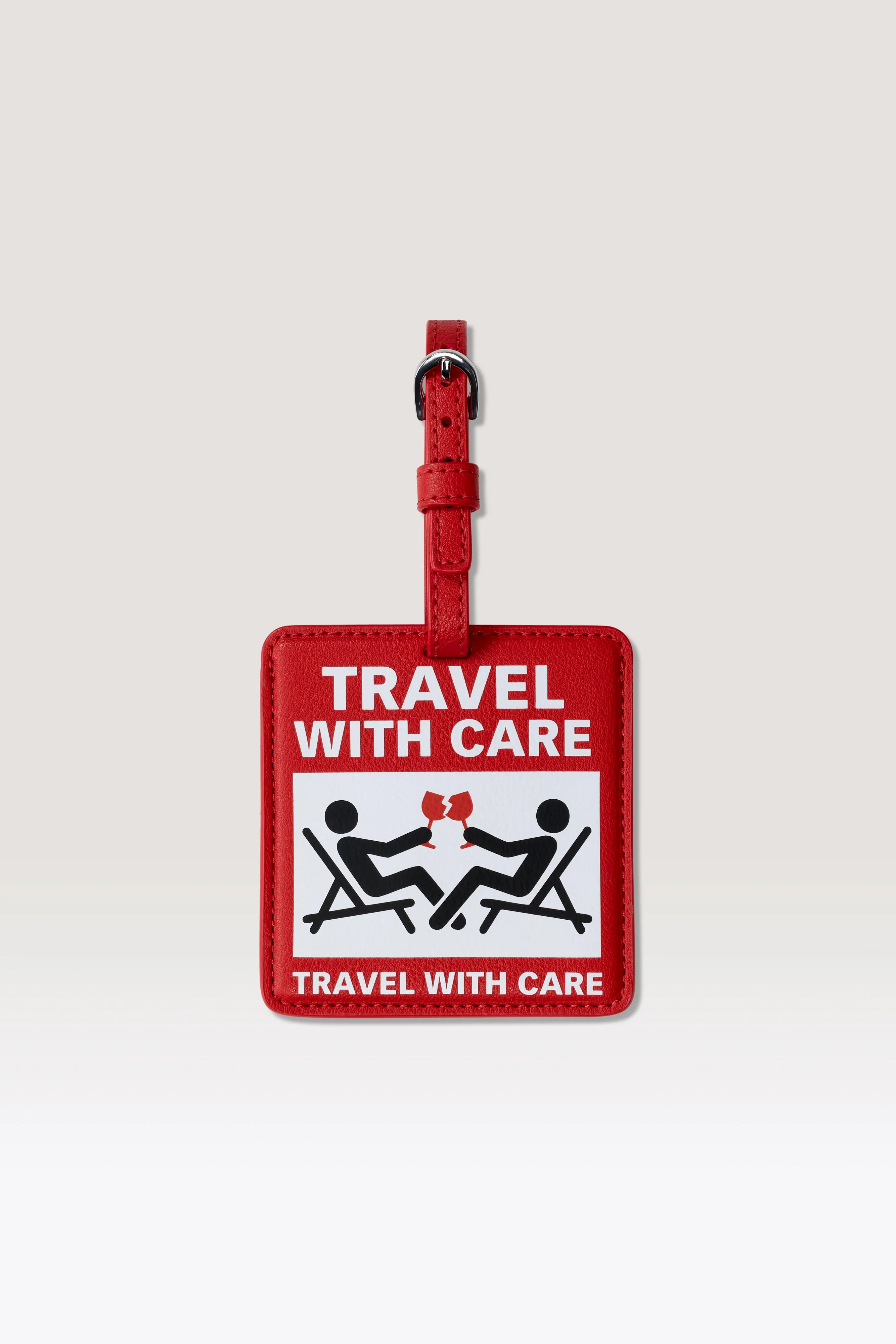 BÉIS x KidSuper The Pro Luggage Tag in Red
